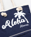 Aloha Denim-Fransen-Einkaufstasche