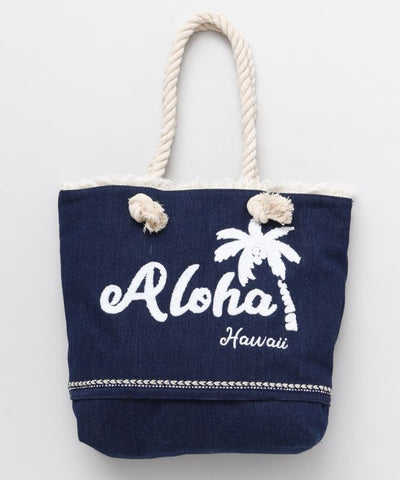 Aloha Denim-Fransen-Einkaufstasche
