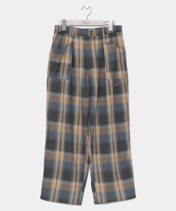 SURF&Palms Checkered Pants