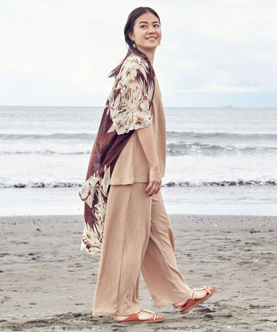Kardigan Kimono Maxi UV Resor Pantai