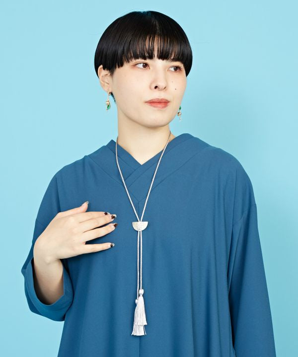 SHIRAKANE- Loop Tie Necklace