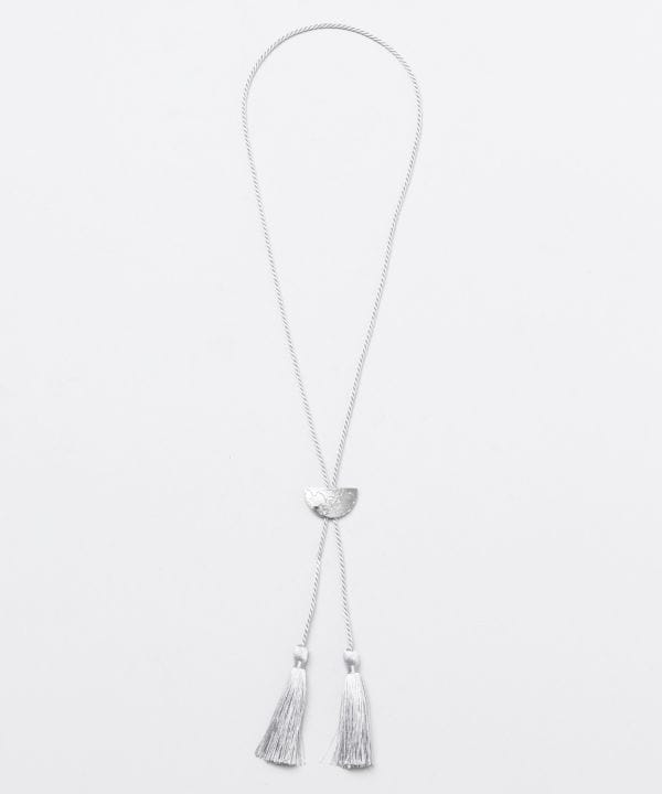 SHIRAKANE- Loop Tie Necklace