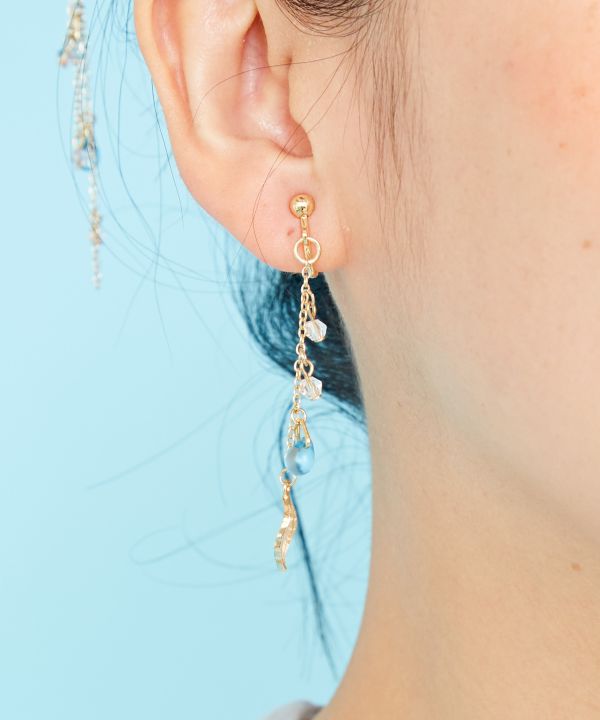HANA-YUBI Clip Earrings