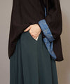 KAKURE-IRO 双色 HAKKAKE 半身裙