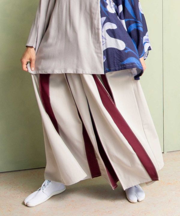 KAKURE-IRO Bi-color HAKKAKE Skirt