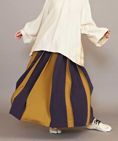 KAKURE-IRO Bi-color HAKKAKE Skirt