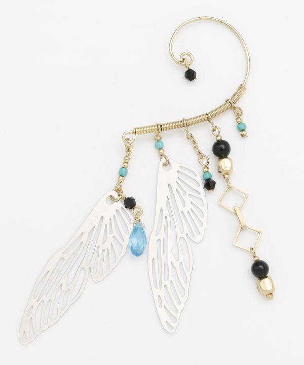 Openwork Butterfly Earhook