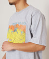 T-Shirt mit bedrucktem Schaumstoff - M