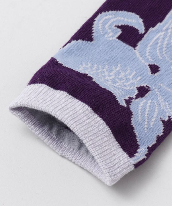 TABI Socks 23-25cm - LT Purple Goldfish