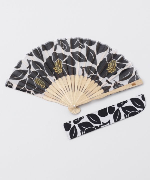 Bold TSUBAKI SENSU Fan by Kaya - Ametsuchi