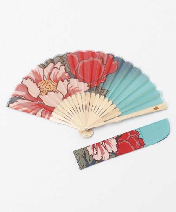 Bold Flower SENSU Fan by Kaya - Ametsuchi