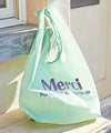 Striped Merci Shopping Bag