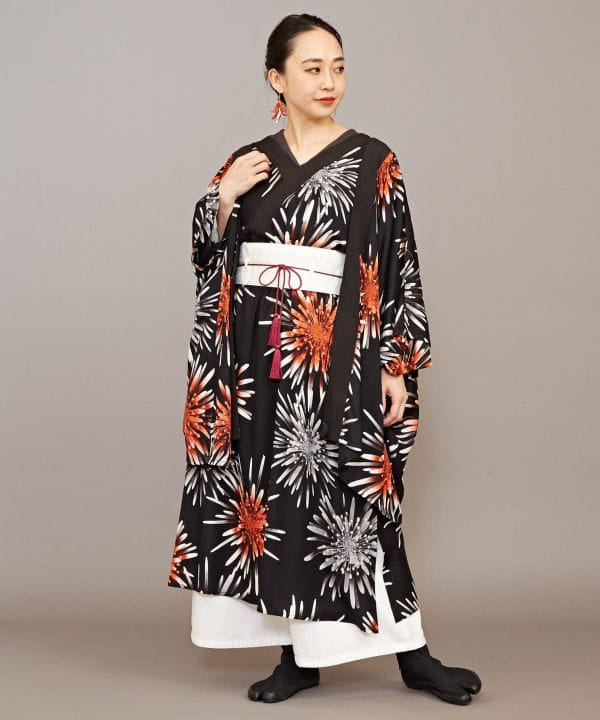 YOI-HANABI Haori Kimono Cardigans & Outerwear by Kaya - Ametsuchi