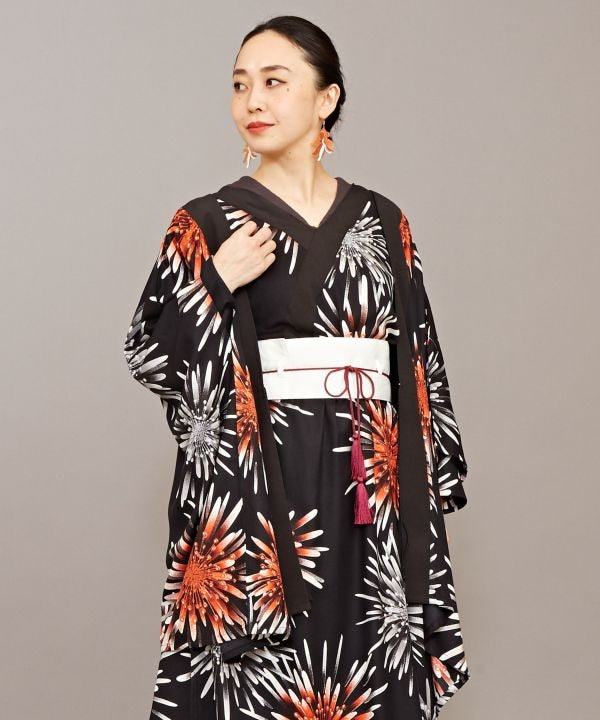 YOI-HANABI Haori Kimono Cardigans & Outerwear by Kaya - Ametsuchi