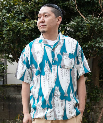 KOMON-GAWA Japanese Aloha Shirt