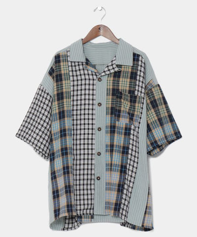 Checkered x Striped Shirt