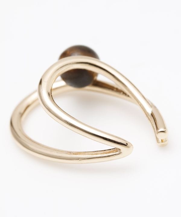 Staple Ear Cuff Earrings by AMINA - Ametsuchi