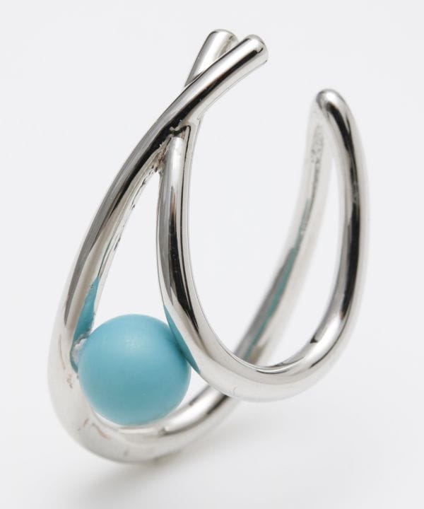 Staple Ear Cuff Earrings by AMINA - Ametsuchi
