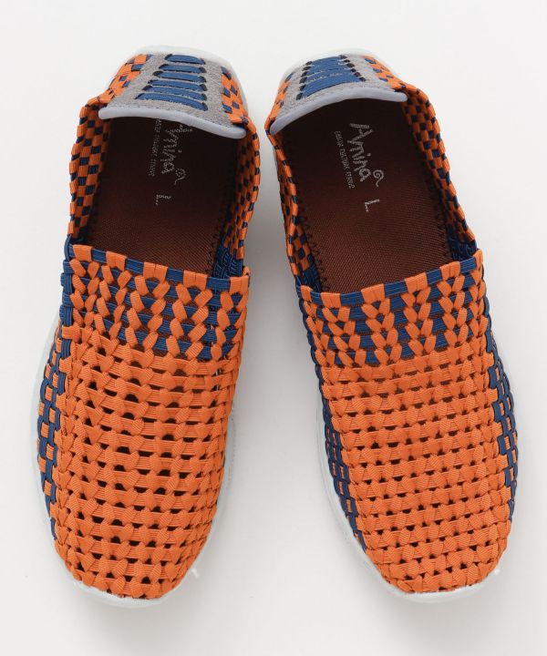 Zapatos sin cordones trenzados Colorblock