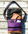 Sac messager color block