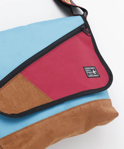 Sac messager color block