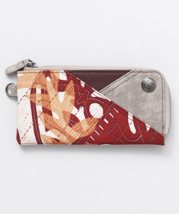 요스케 × Amina 퀼트 패치워크 지갑