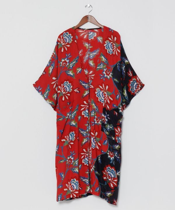 Kimono de protection solaire à motif oriental