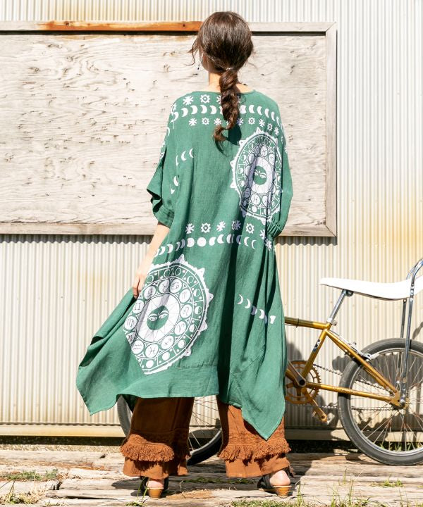 Sun Moon Midi Shift Dress