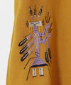 ナバホ族のシンボル刺繍シャツ