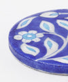 Dessous de verre en poterie bleue