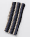 Knitted Striped Cotton Headband