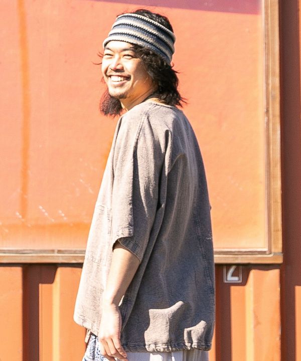 Acid Wash Bohemian Top