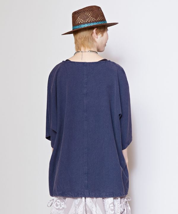 Acid Wash Bohemian Top