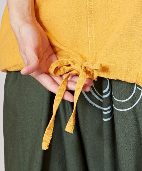 Acid Wash Bohemian Top