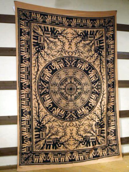 Jungle Mandala Bed Cover Multi Cloth