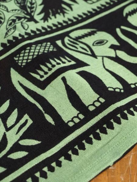 Jungle Mandala Bed Cover Multi Cloth