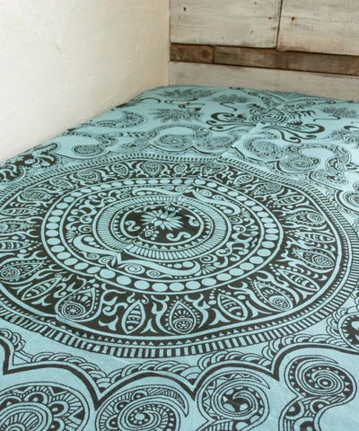 Couverture de lit en coton Tribal Mandala