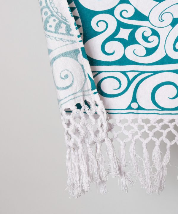 Tribal Pattern NOREN Slit Curtain