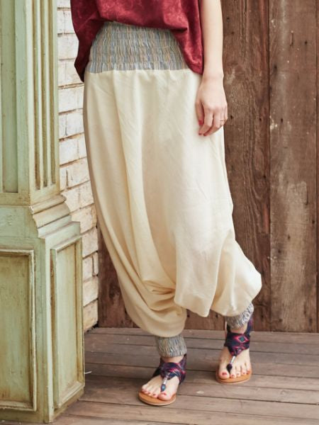 Elastic Unisex Harem Pants