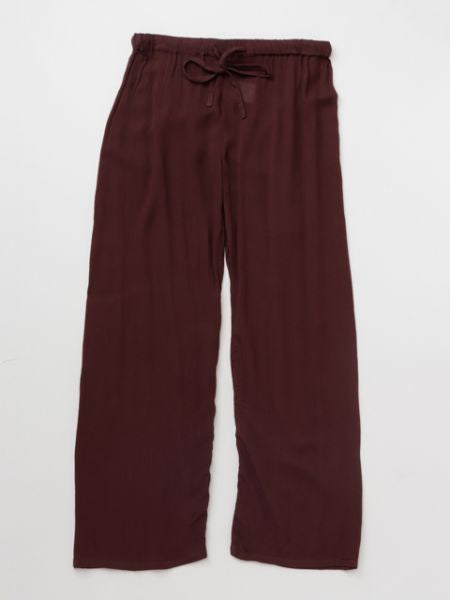 Essential Rayon Straight Leg Trousers
