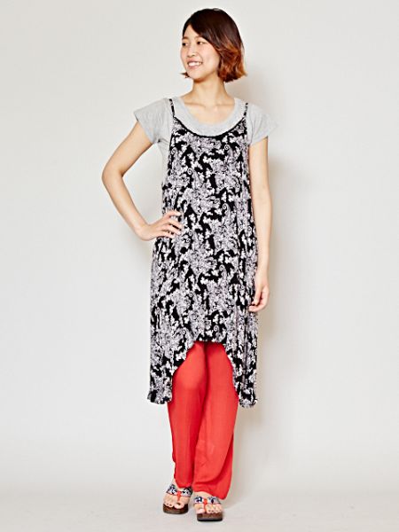 Essential Rayon Straight Leg Trousers