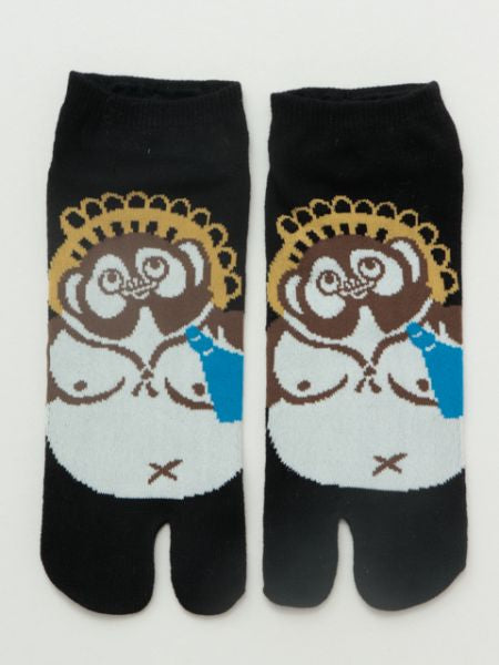 SAKE TANUKI Ankle TABI Socks 25～28cm
