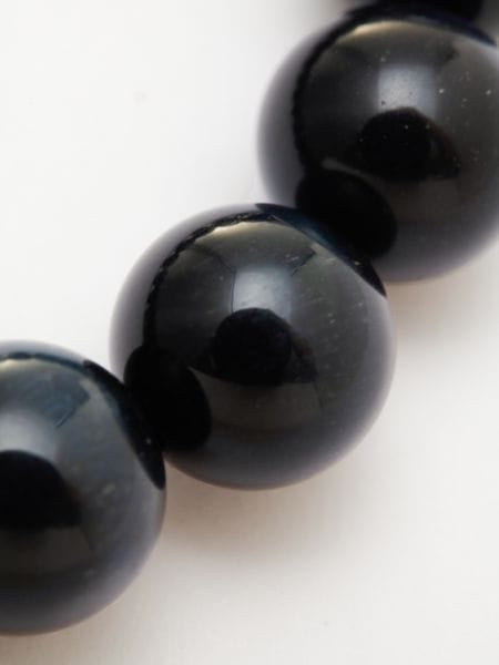 3A Grade 12mm Blue Tiger Eye Bracelet