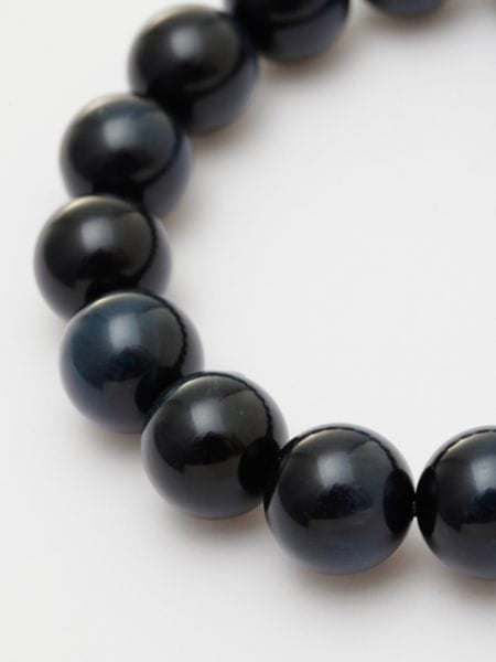 3A Grade 12mm Blue Tiger Eye Bracelet