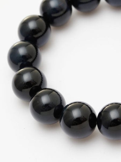 3A Grade 14mm Blue Tiger Eye Bracelet Bangles & Bracelets by 岩座 - Ametsuchi