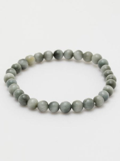 3A Grade 6mm WhiteTiger Eye Bracelet