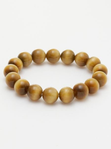 3A Grade 12mm Golden Tiger Eye Bracelet Bangles & Bracelets by 岩座 - Ametsuchi