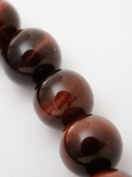 3A Grade 8mm Red Tiger Eye Bracelet
