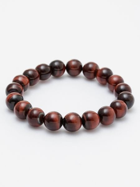 3A Grade 10mm Red Tiger Eye Bracelet