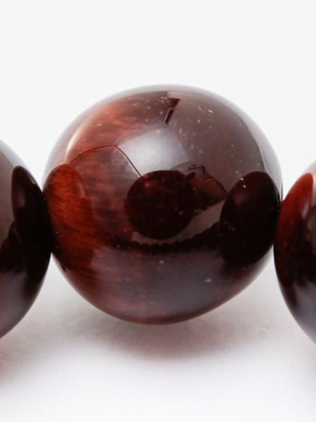 3A Grade 10mm Red Tiger Eye Bracelet